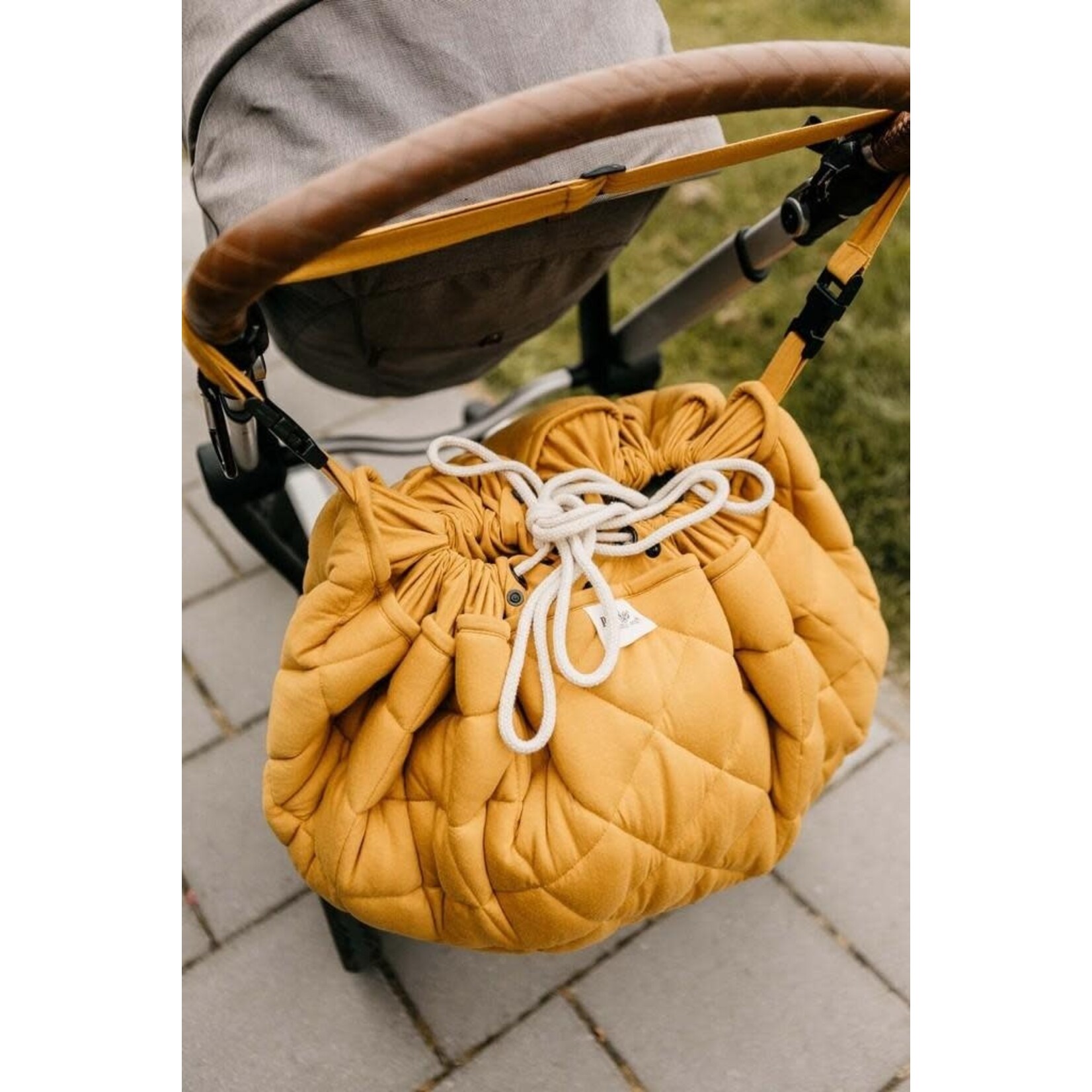 Play&go Sac à Jouets & Tapis d'Éveil en coton bio - Un Bijou Polyvalent pour Bébé