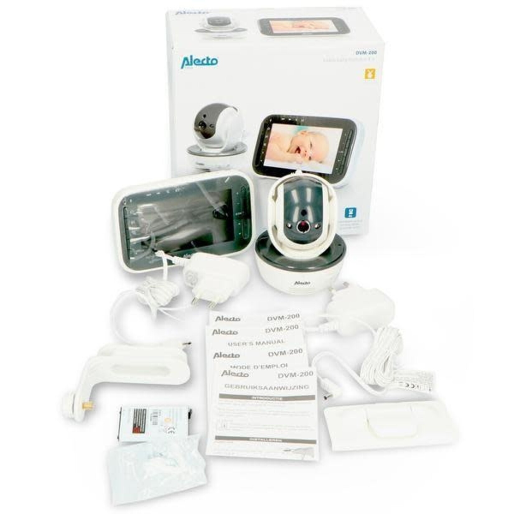 Alecto DVM200MGS  Babyphone avec caméra et écran couleur 4.3