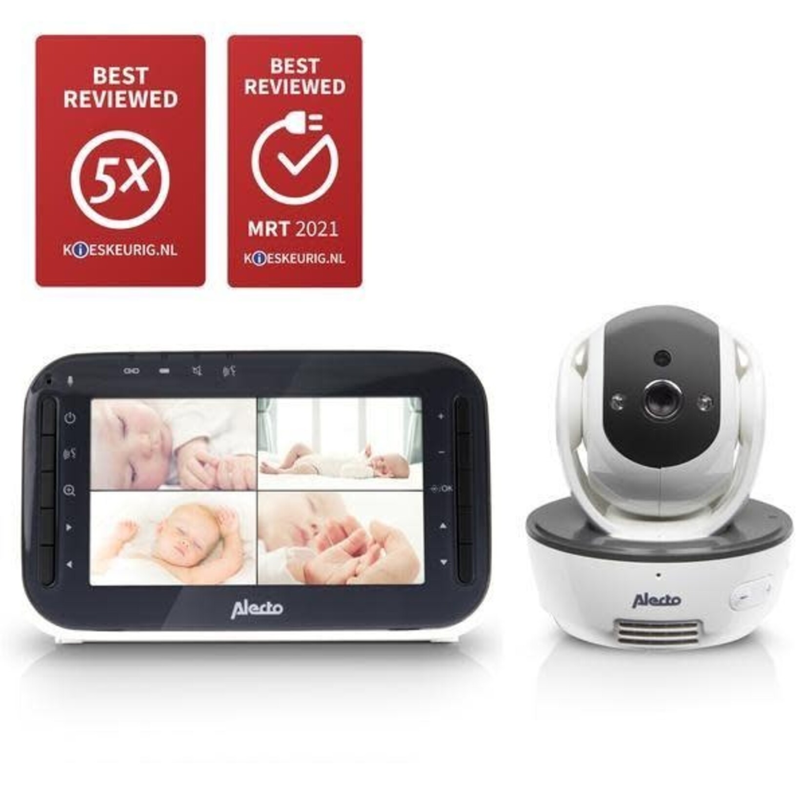 Alecto DVM200MGS  Babyphone avec caméra et écran couleur 4.3