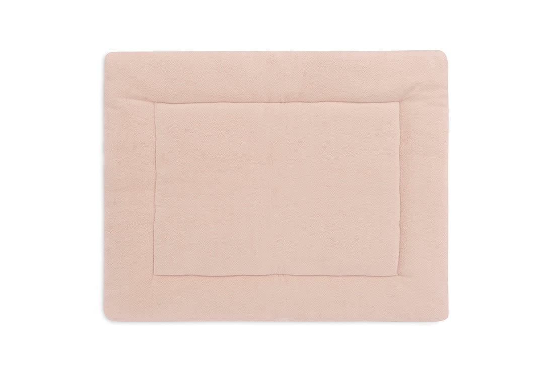 Tapis Tour De Parc Domiva GALET - 75x95cm Ou 100x100cm, Réversible Microfibre/coton, Liens Fixation