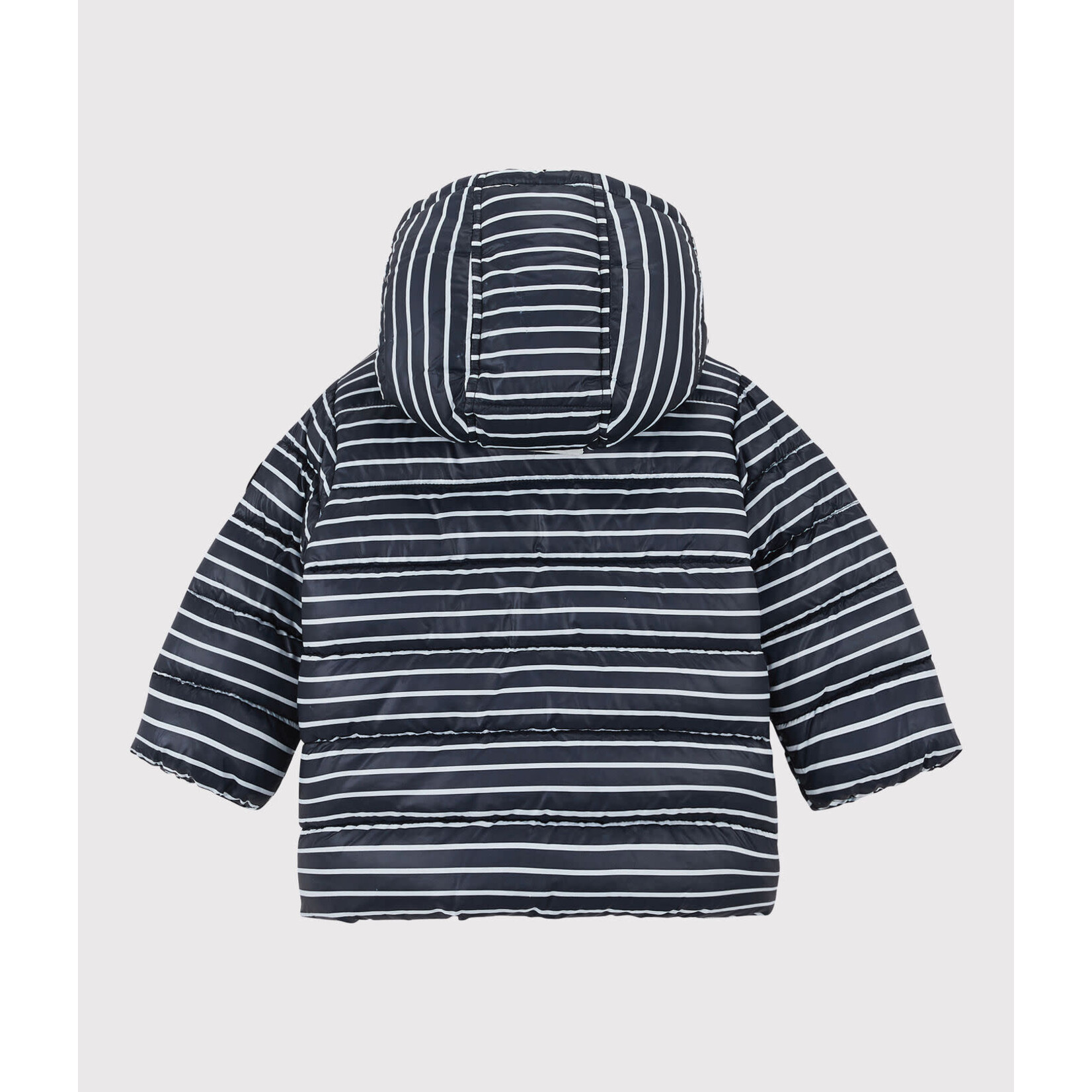 Petit Bateau Doudoune matelassée bebe Bleu ligné blanc