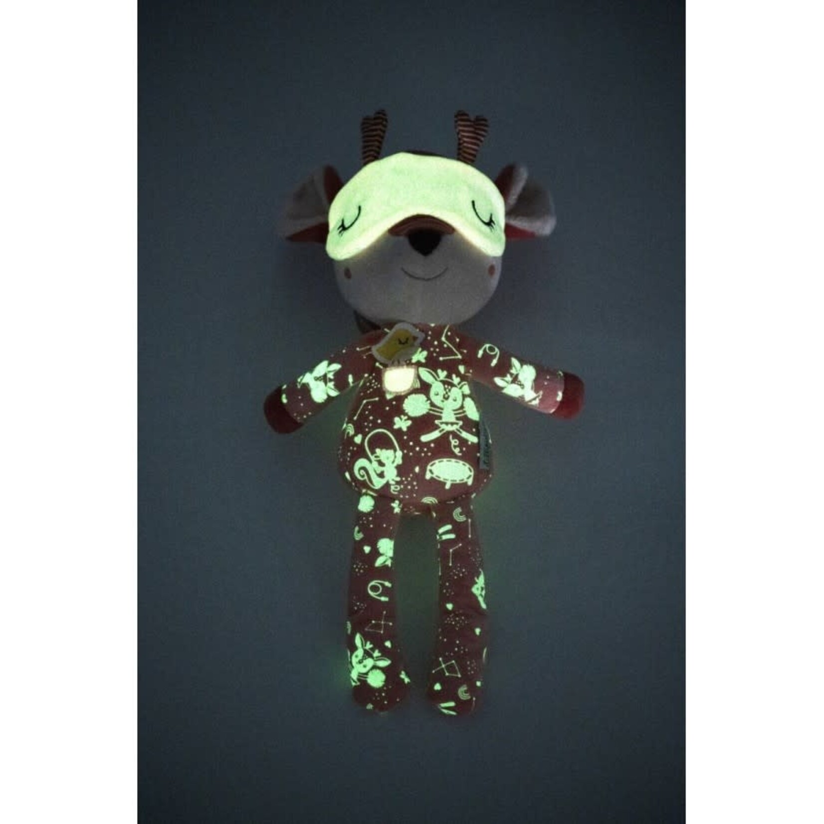 Lilliputiens Peluche ami de la nuit Stella le faon Phoshorescent 6M