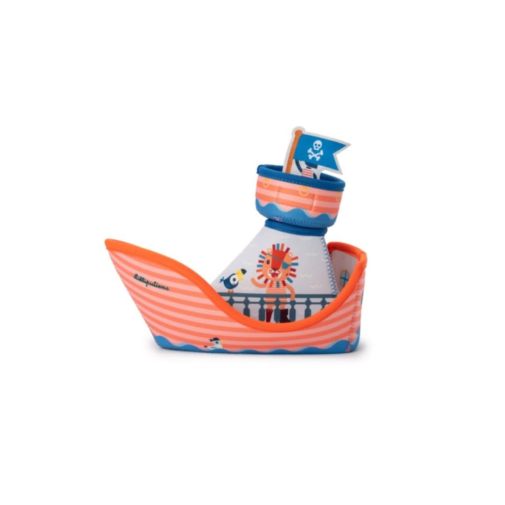 Lilliputiens Bateau Pirate Jack le Lion pour le Bain - Dès 10M