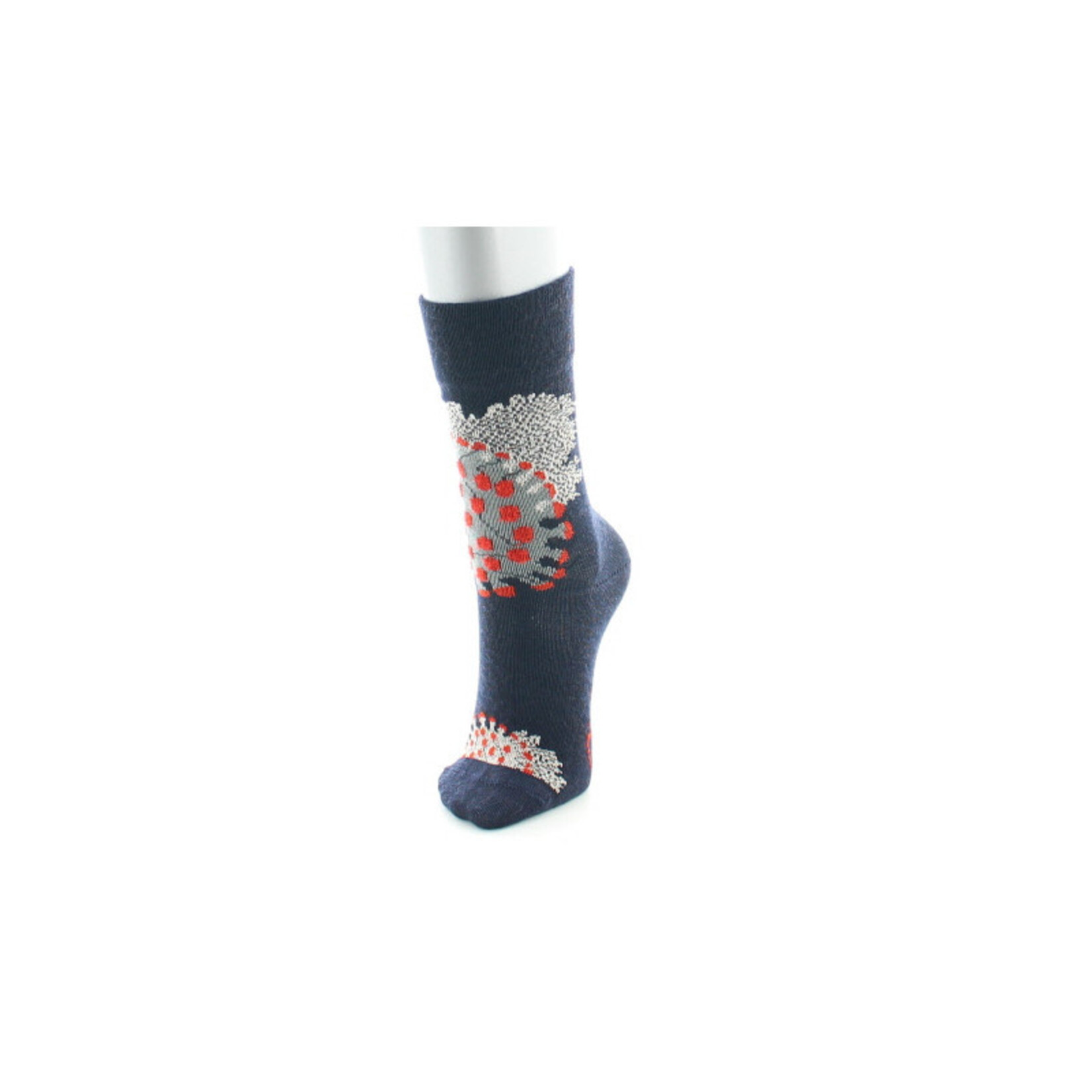 Berthe aux grands pieds Chaussettes Berthe Corail des mers chaudes