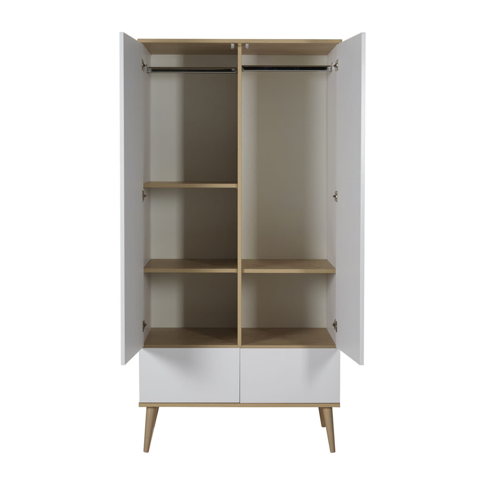 Quax Flow Armoire Flow White & Oak 2 PORTES