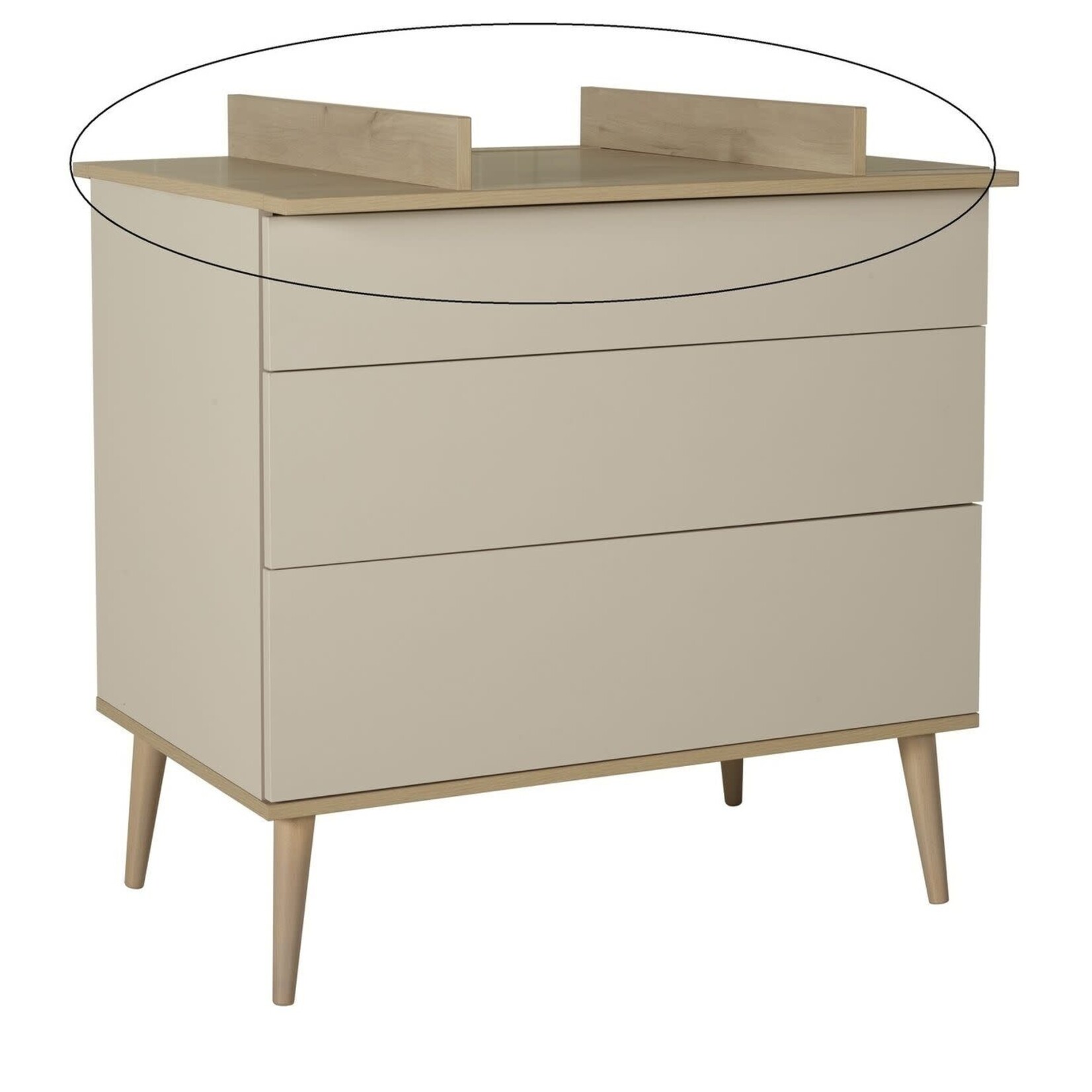 Quax Flow Extension Commode Argile & Oak