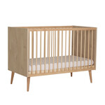 Quax Cocoon Lit Bébé Natural Oak 60x120CM