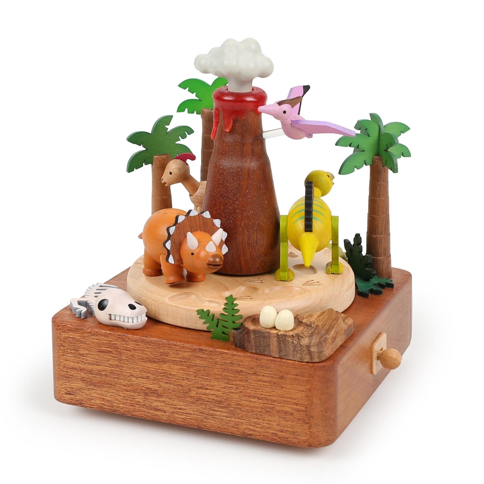 Wooderful Life Boite A Musique Volcans & Dinosaures Wooderful Life N°48