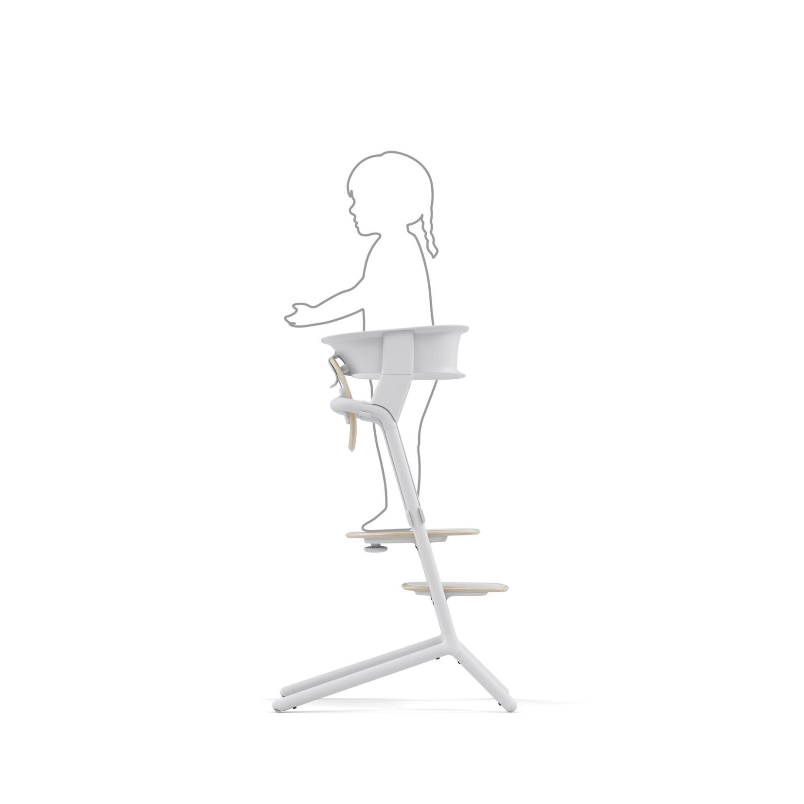 Cybex Gold Set Tour Apprentissage et Observation pour Chaise Haute Lemo Cybex