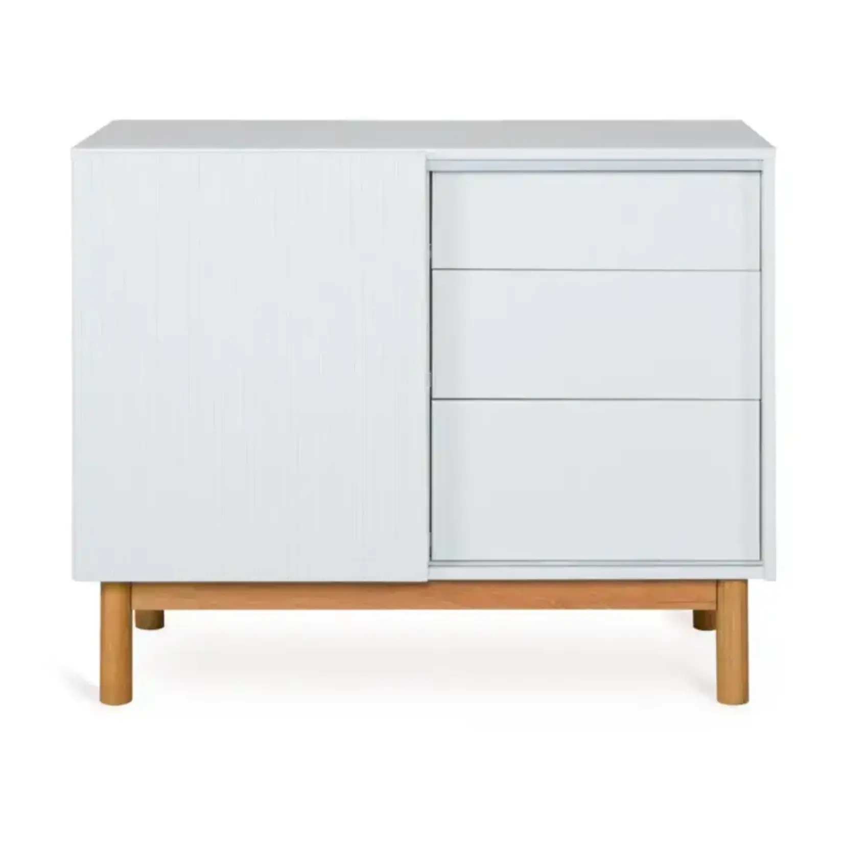 Quax Mood Commode Porte + 3 Tiroirs Blanc