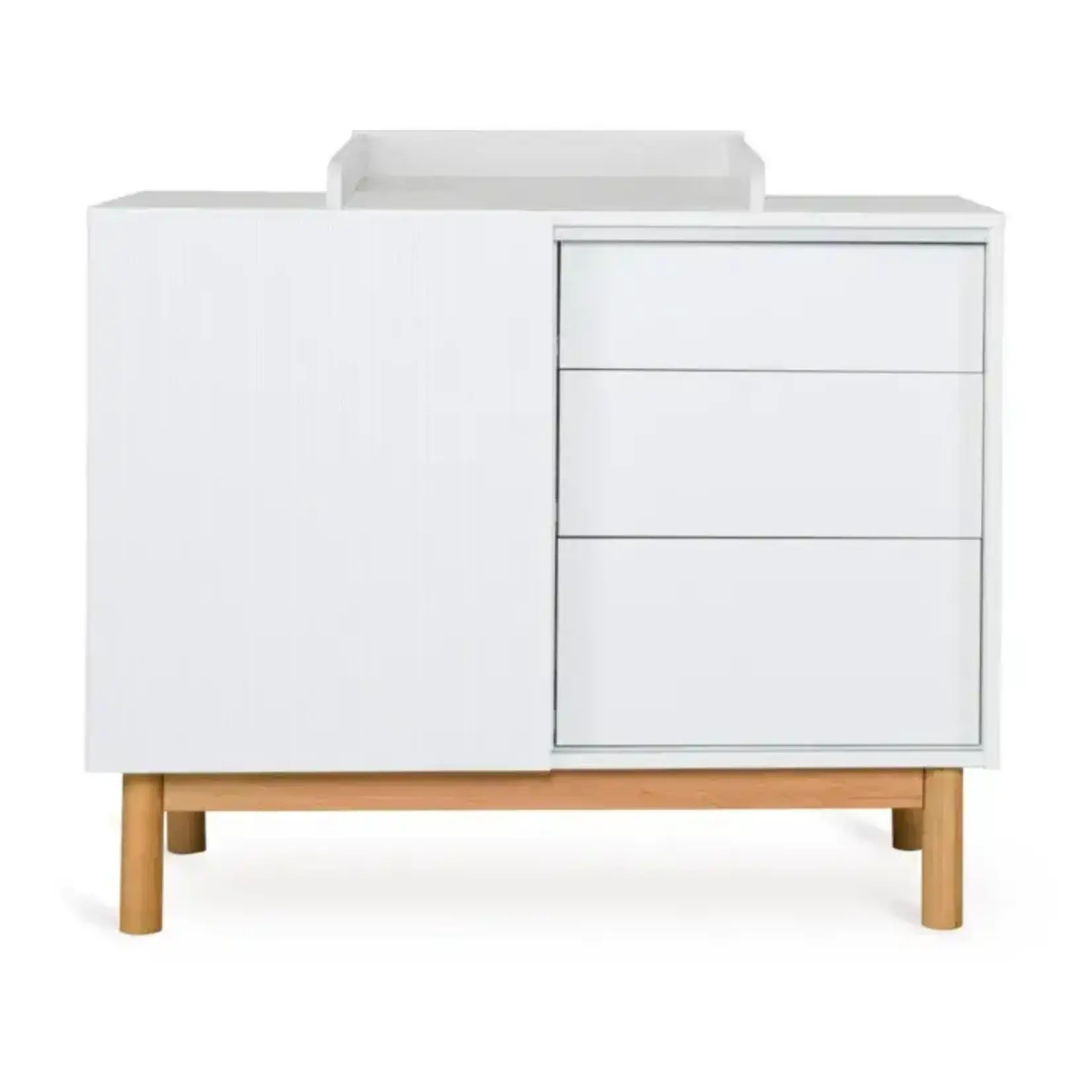 Quax Mood Commode Porte + 3 Tiroirs Blanc