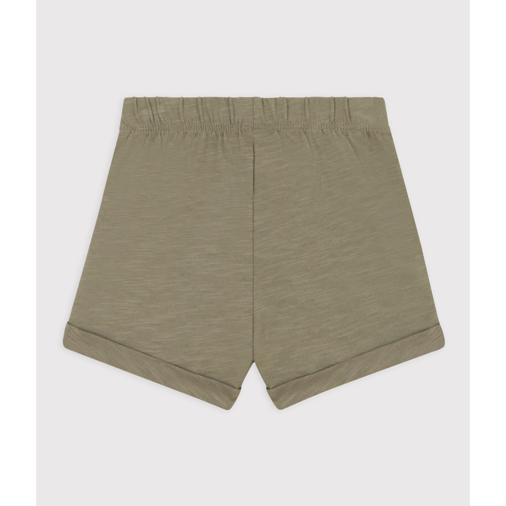 Petit Bateau Short Bébé en Jersey Flammé Vert Marécage