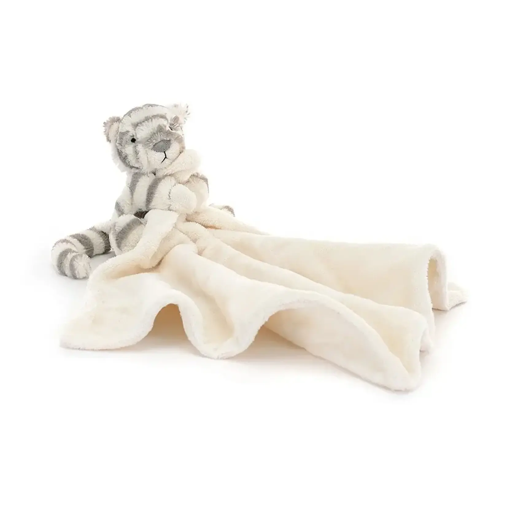 JellyCat Doudou Bashful Snow Tigher Soother