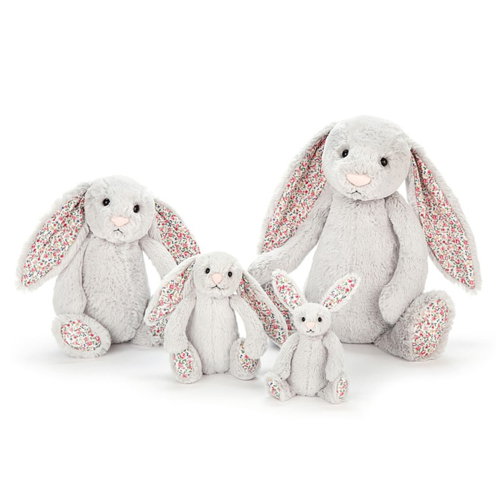 JellyCat Peluche Blossom Silver Bunny Medium