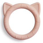 Mushie Anneau de Dentition Silicone Cat Blush