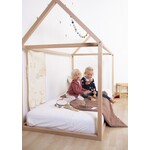 Childwood Lit cabane petite maison  Naturel 90x200cm