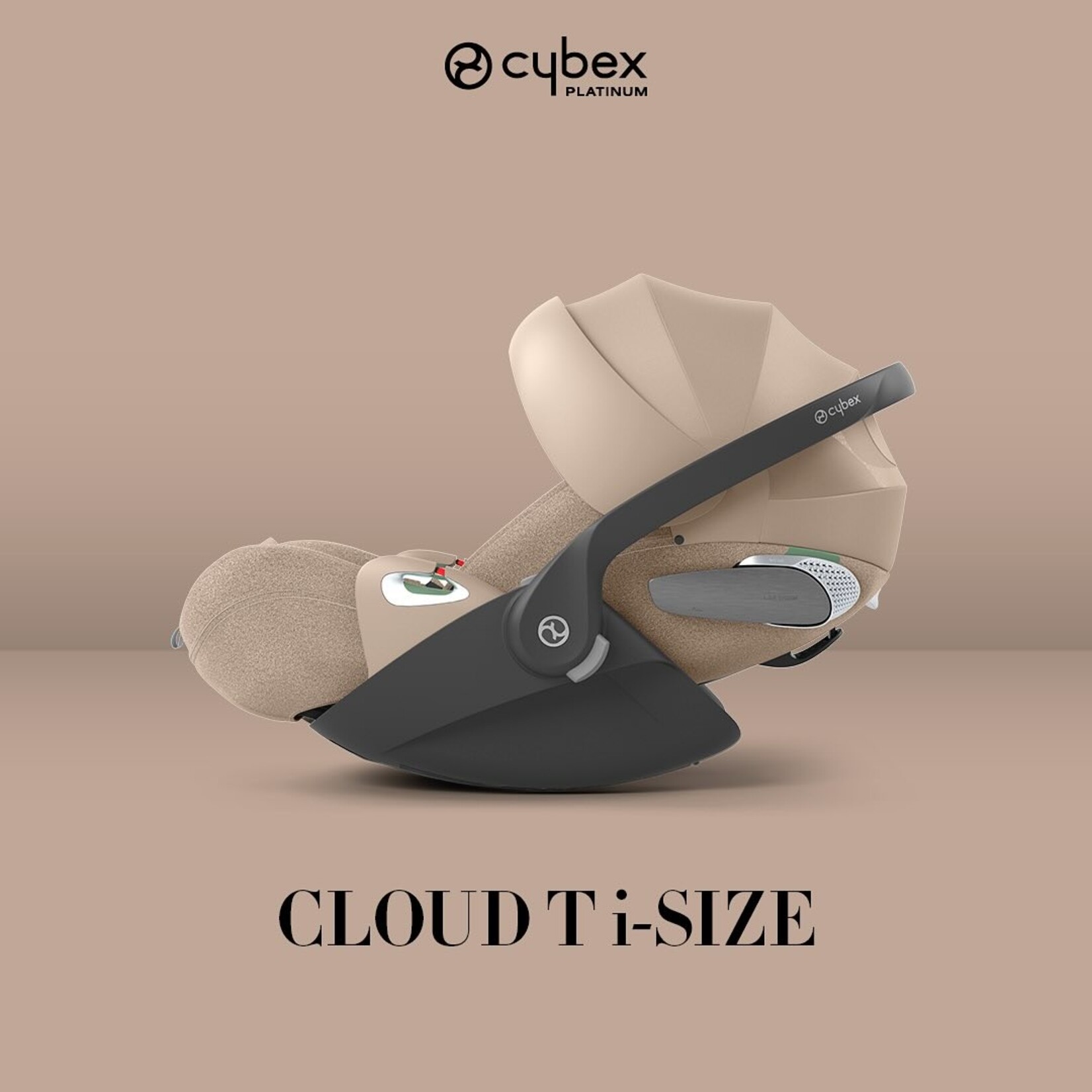 Cybex Siège Auto Cloud T i-Size Groupe 0+ - Sepia Black - Siège auto et  coque Cybex sur L'Armoire de Bébé