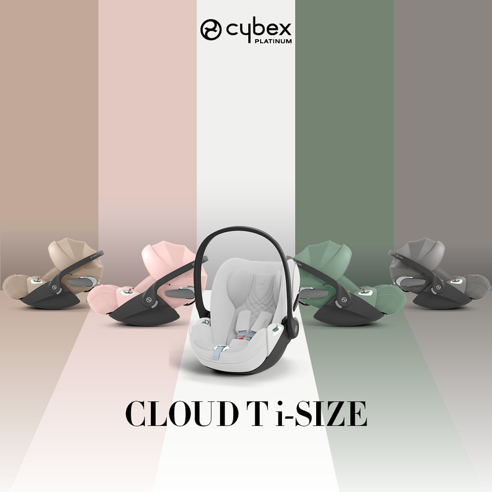 Cybex Platinum Cloud T PLUS I-Size siège bébé rotatif et inclinable tissu mesh