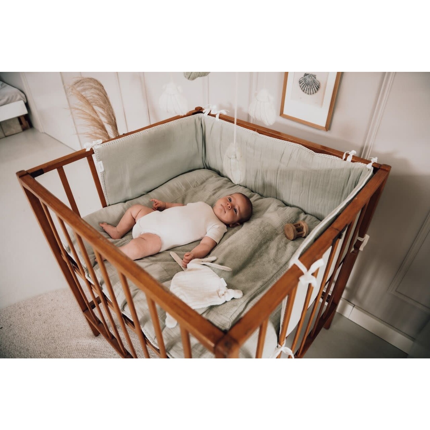 Koeka Tapis de Parc Hydrophile Faro Warm White Sage 75x95CM