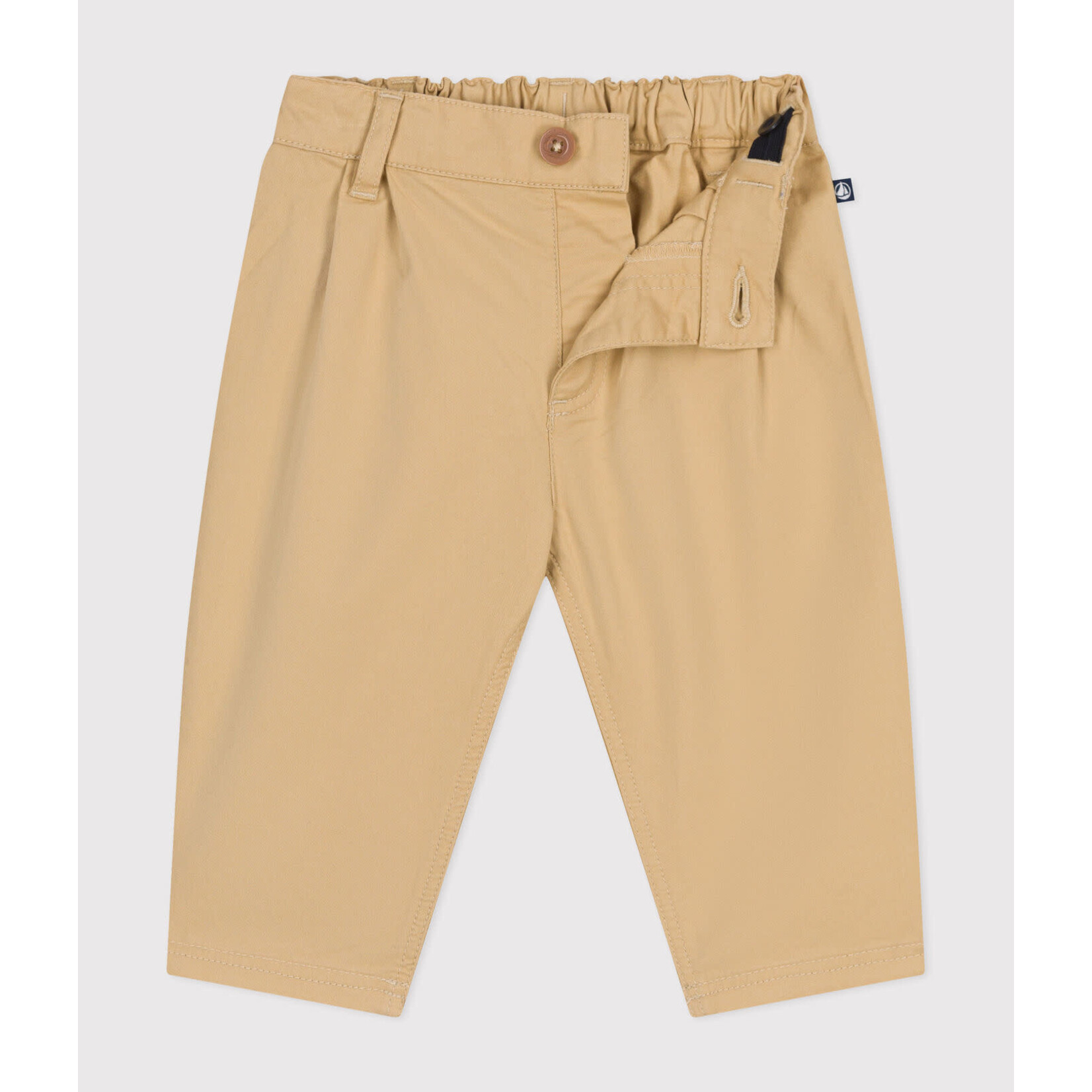 Petit Bateau Pantalon Unisex Serge pour Bébé Beige