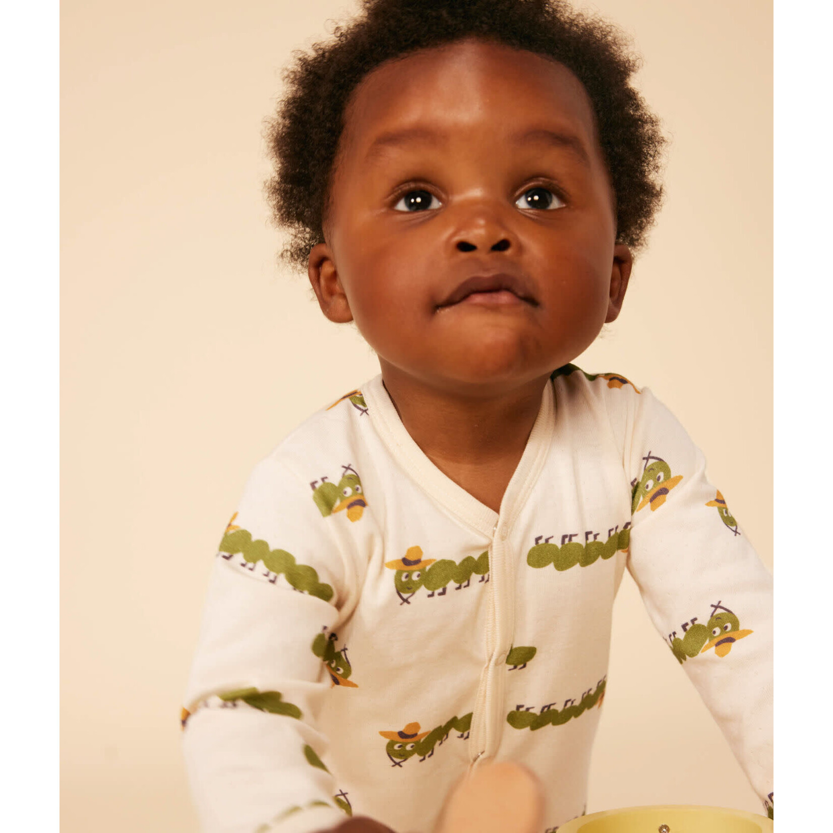 Petit Bateau Pyjama Dors Bien Bébé en Coton Mi-Saison Imprimé Millepatte