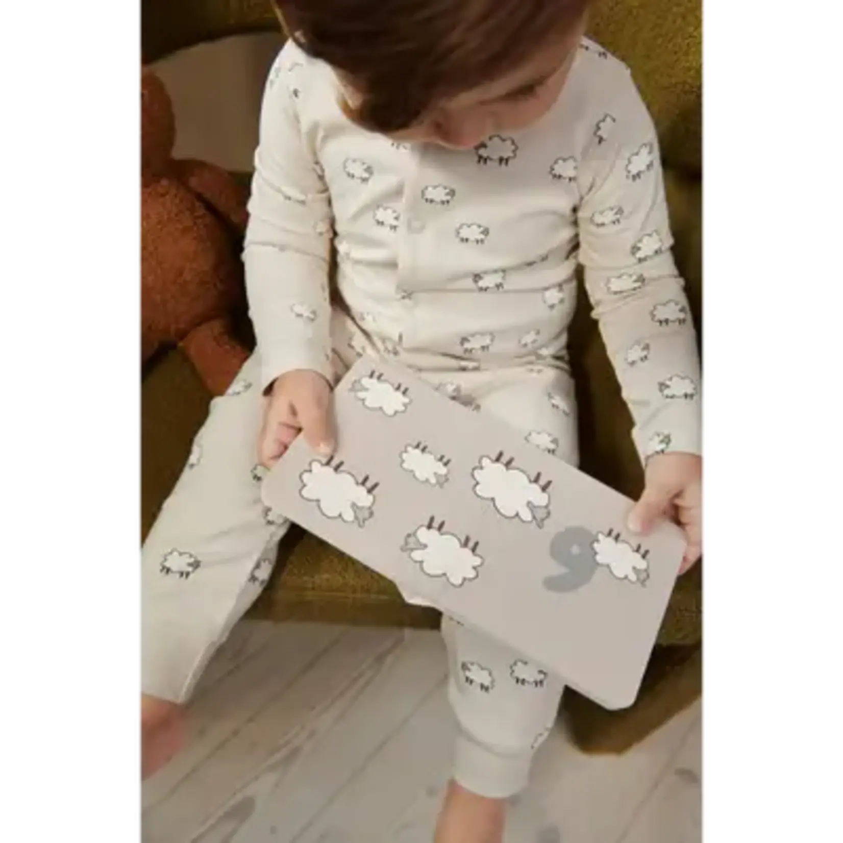 Liewood Birk Pyjama Combi Imprimé Sheep Sandy 3M