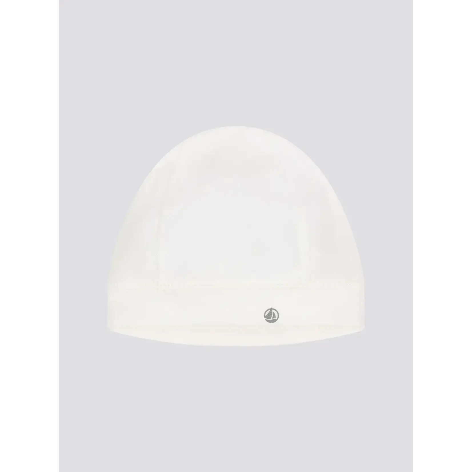 Petit Bateau Bonnet Naissance Bébé Coton Bio Ecume Logo Petit Bateau 1M