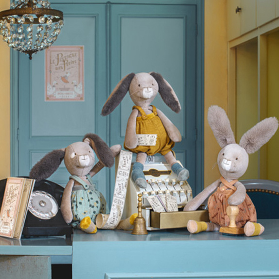 collection les trois petits lapins de moulin roty