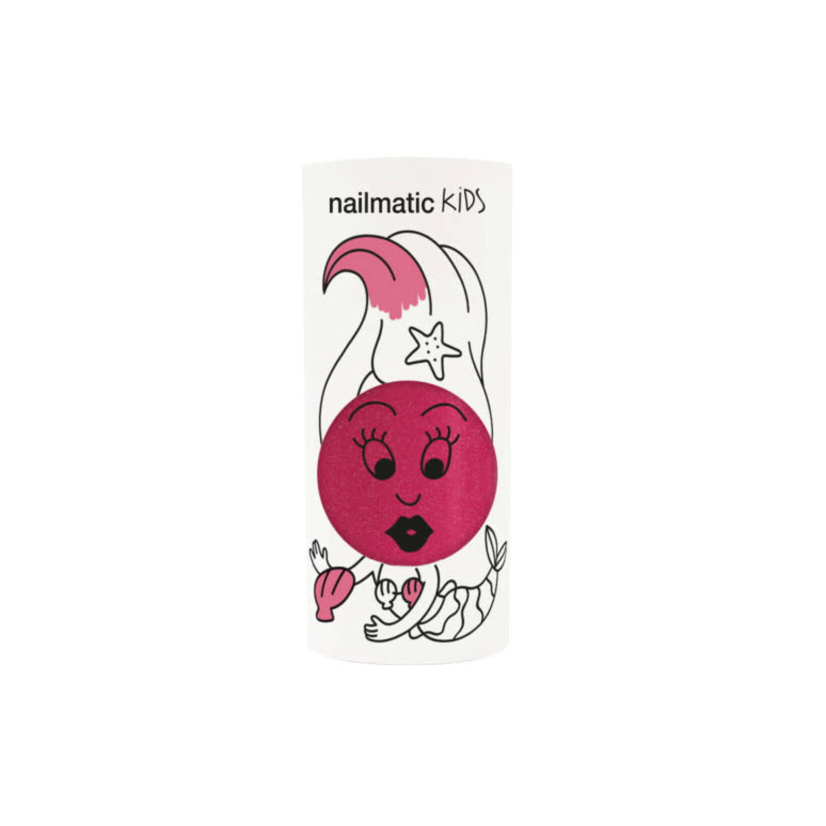 Nailmatic Vernis à Ongles Enfant à Base d'eau - Rose Pailleté