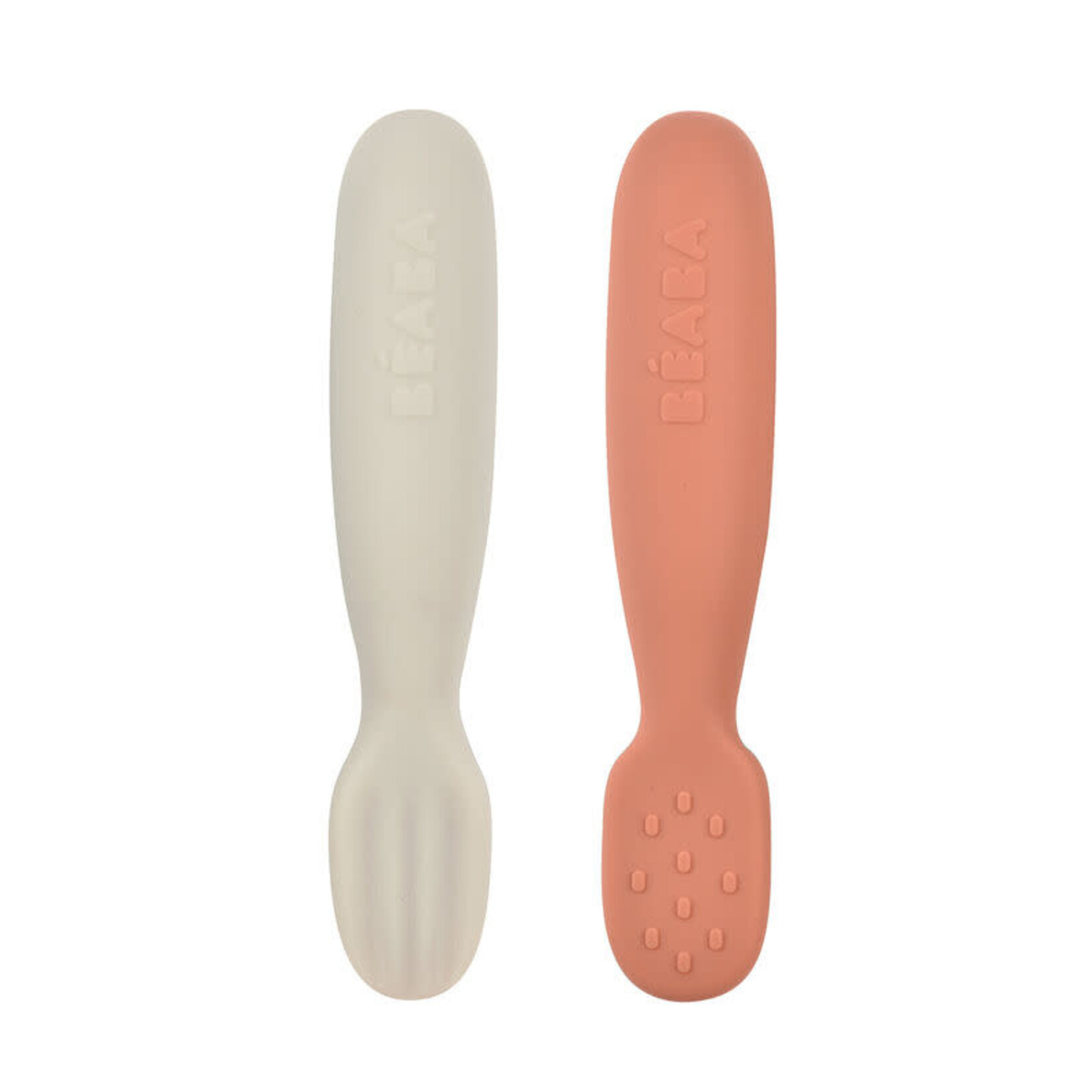 Beaba Lot 2 Pré-Cuillères d'Apprentissage Silicone Ergonomiques