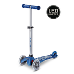 Micro Mobility Trottinette Evolutive Mini Micro Deluxe 3 Roues Fairy Glitter LED Bleu