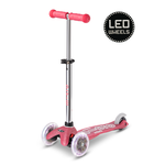 Micro Mobility Trottinette Evolutive Mini Micro Deluxe 3 Roues Fairy Glitter LED Rose