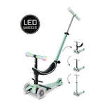 Micro Mobility Trottinette Evolutive Mini2Grow Deluxe 3 Roues Magic LED 4-en-1 Menthe