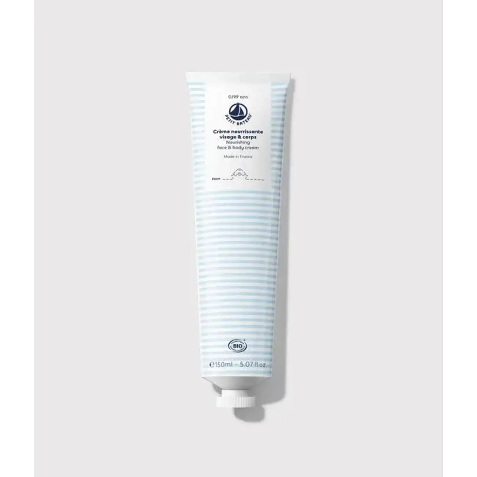 Petit Bateau Crème Nourrissante Bio Visage et Corps 150 ml