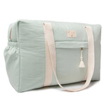 Nobodinoz Opera sac a langer imperméable nid abeille Aqua 29x46x20 cm