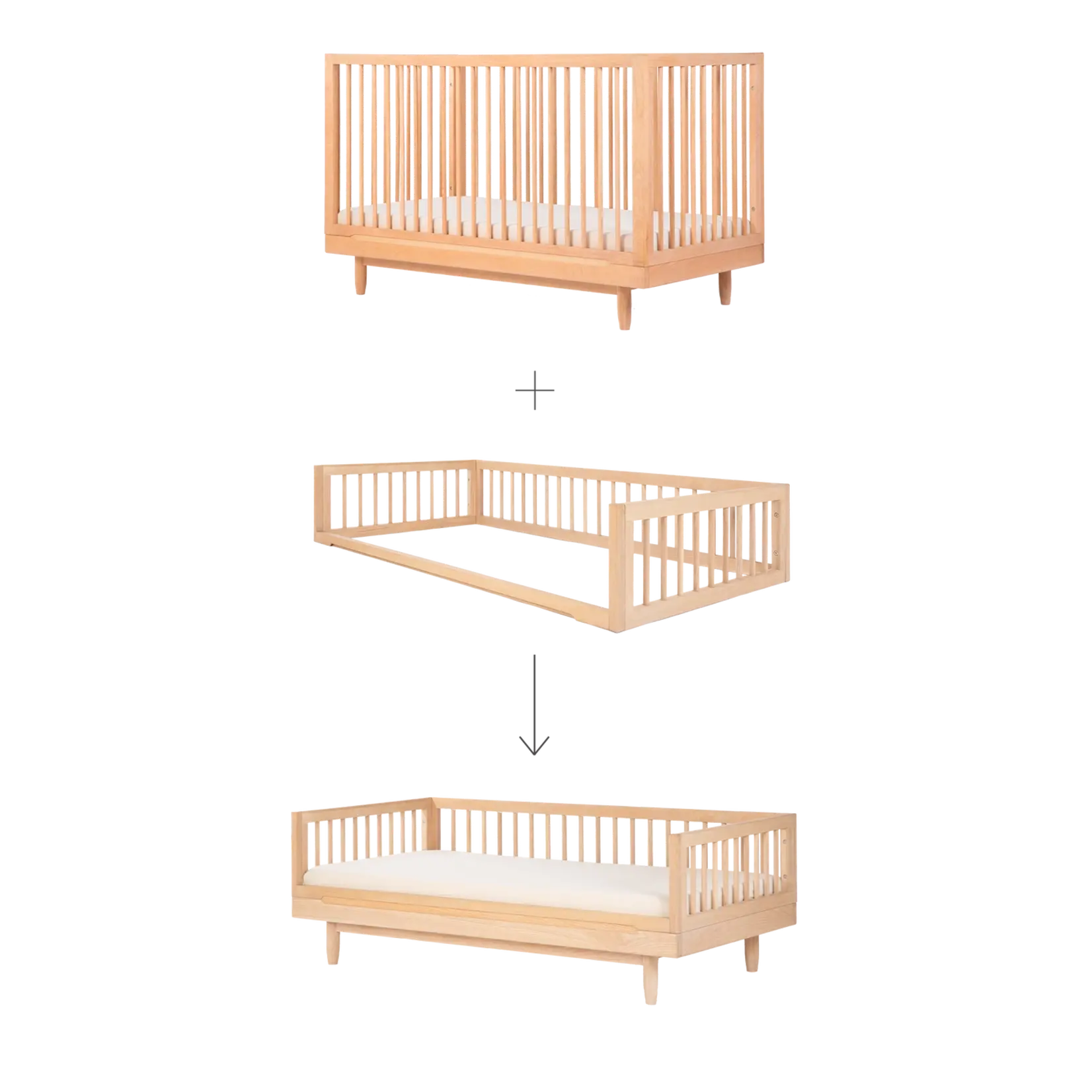 Nobodinoz Kit Evolutif Pure pour Lit 70x140 CM Nobodinoz