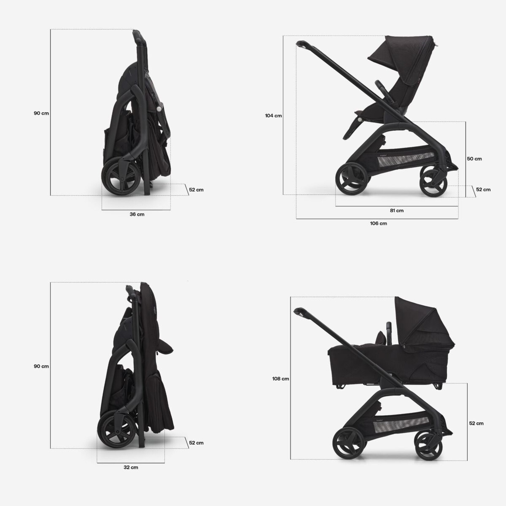 Bugaboo Nacelle pour Poussette Bugaboo Dragonfly