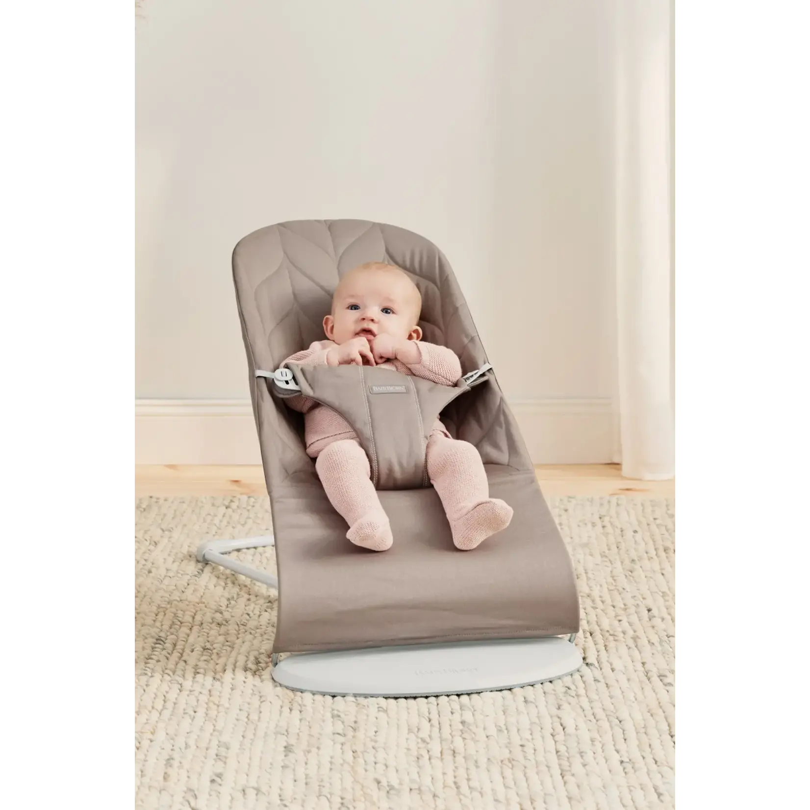 Babybjorn Transat Bliss Tissé Matelassage Pétale - 0-2 Ans