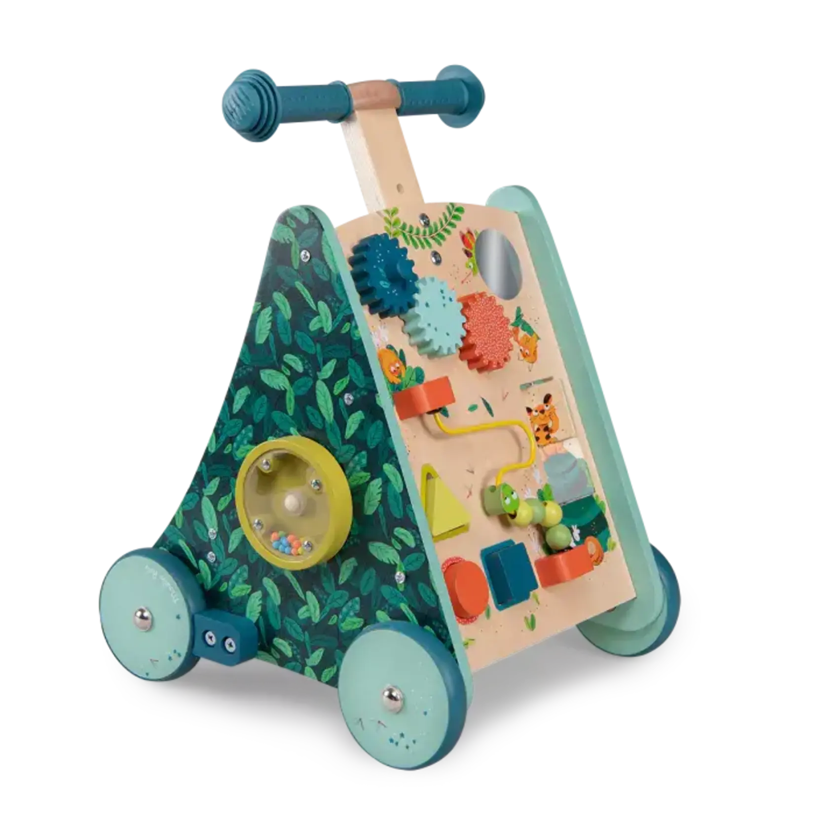 Moulin Roty Chariot de Marche d'Activités Dans la Jungle - Dès 12M