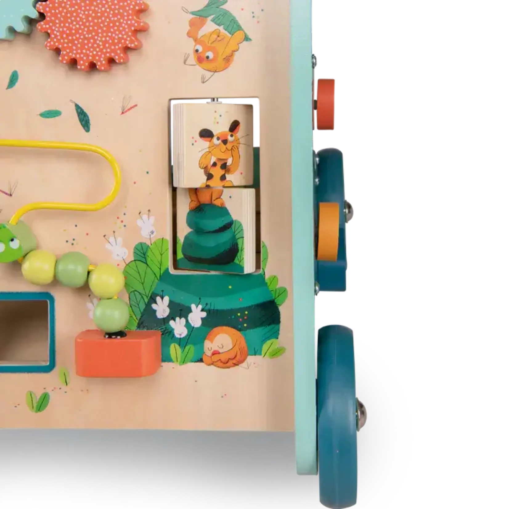 Moulin Roty Chariot de Marche d'Activités Dans la Jungle - Dès 12M