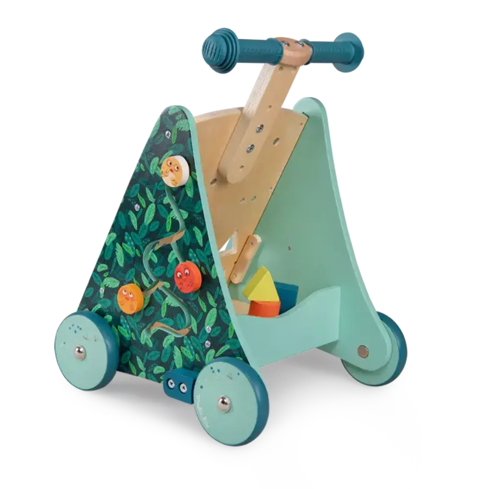 Moulin Roty Chariot de Marche d'Activités Dans la Jungle - Dès 12M