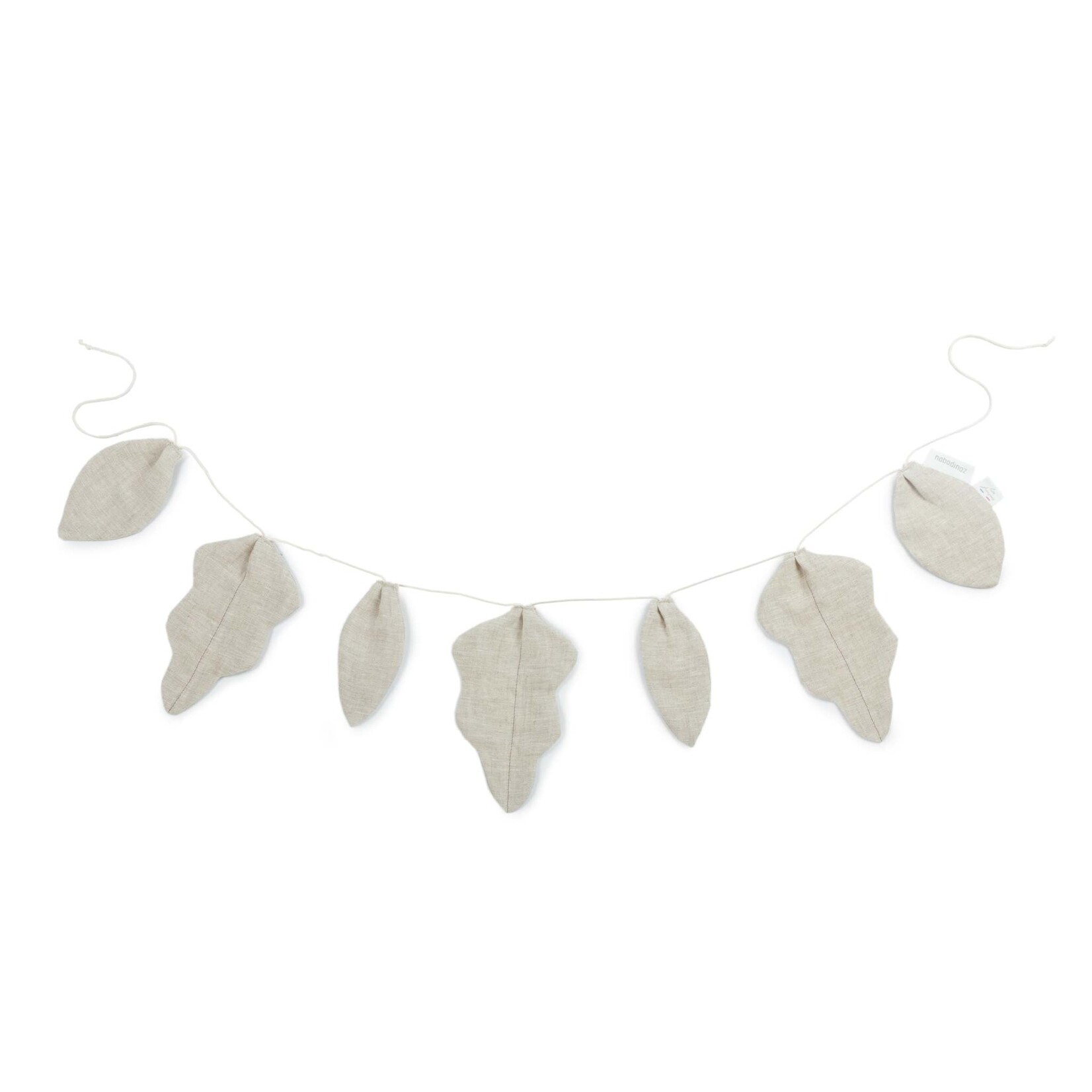 Nobodinoz Guirlande Décorative Feuilles Leaf Lin Français