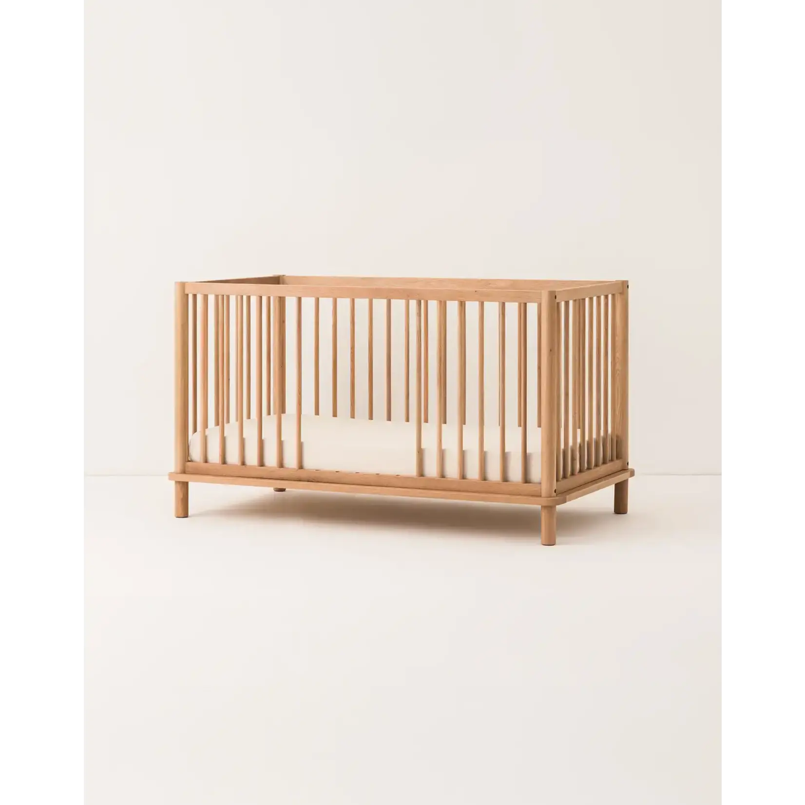 Nobodinoz Lit Bébé Evolutif en Chêne Massif Latitude + Extension Lit Junior 70x140CM