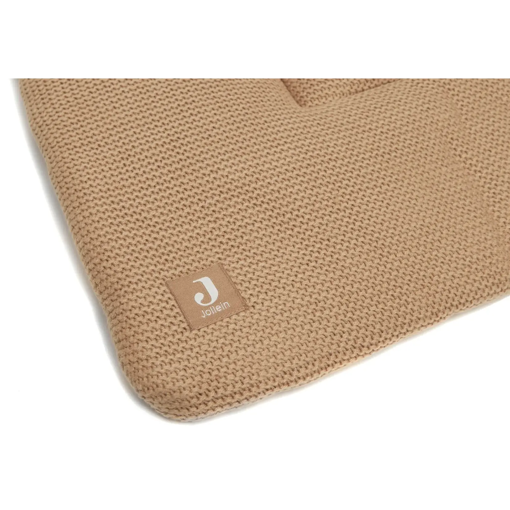 Jollein Tapis de Parc 75x95cm Basic Knit Tricotée/Fleece - Biscuit