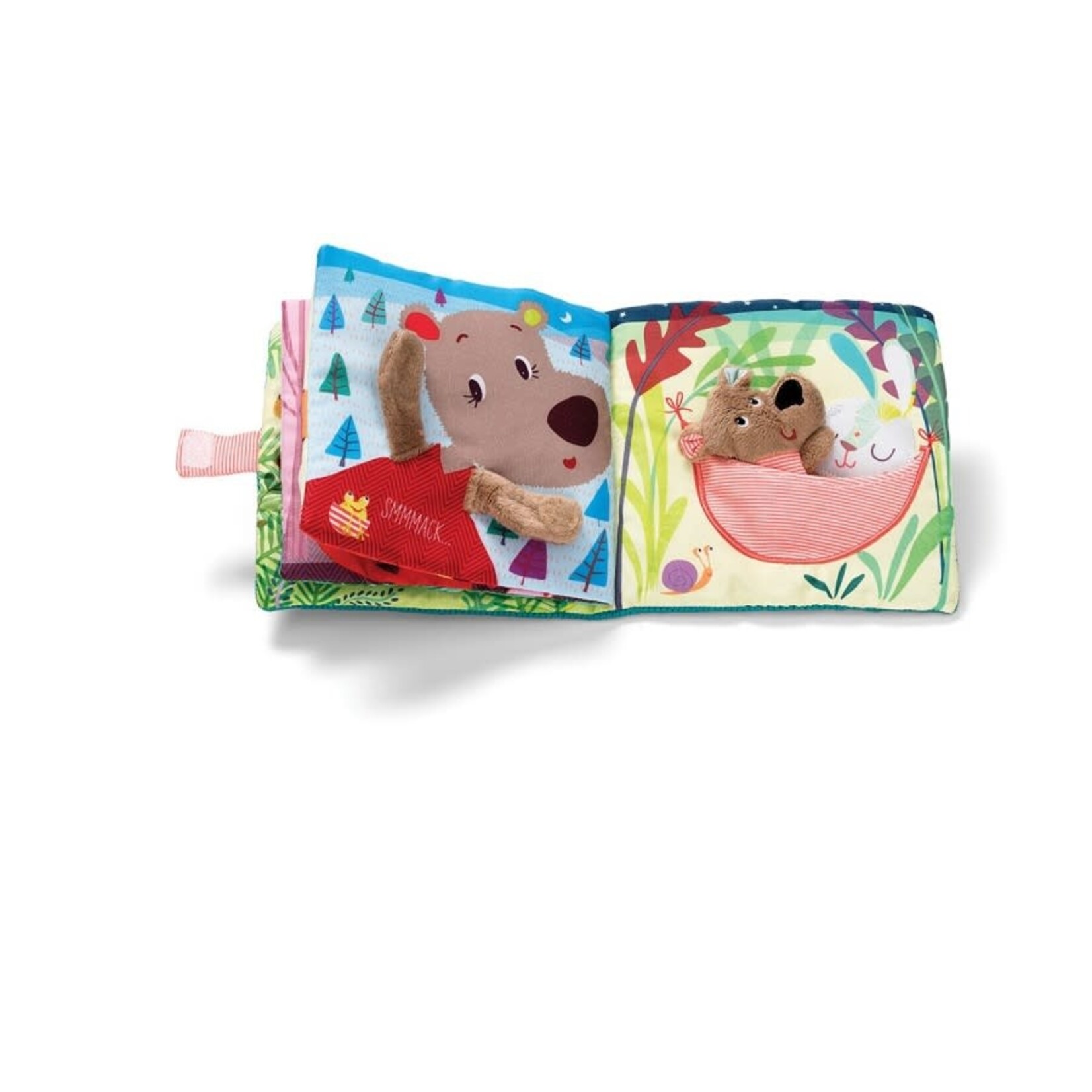 Lilliputiens Livre Tissu Apprentissage César Câlins - Dès 12M
