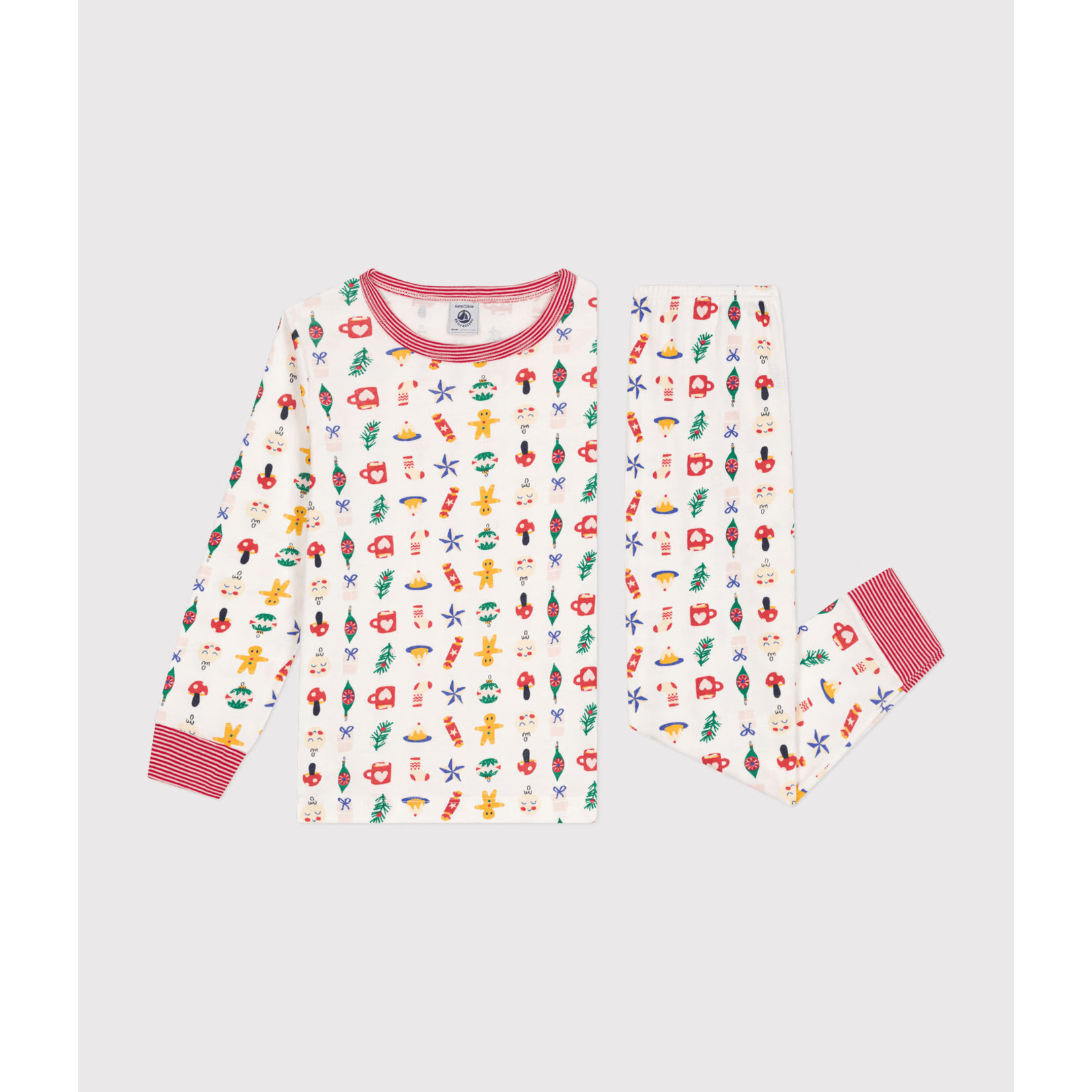 Petit Bateau Pyjama Enfant Coton 2 Pièces Enfant Nöel Hiver