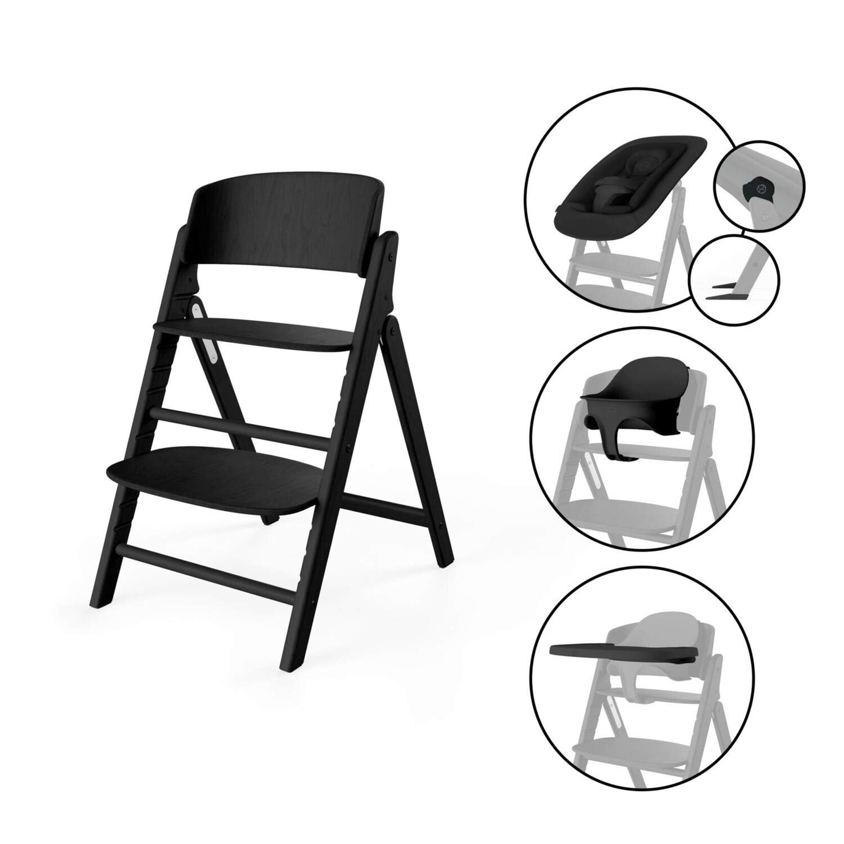 Cybex Gold Click & Fold Chaise Haute évolutive Pliante 4 En 1