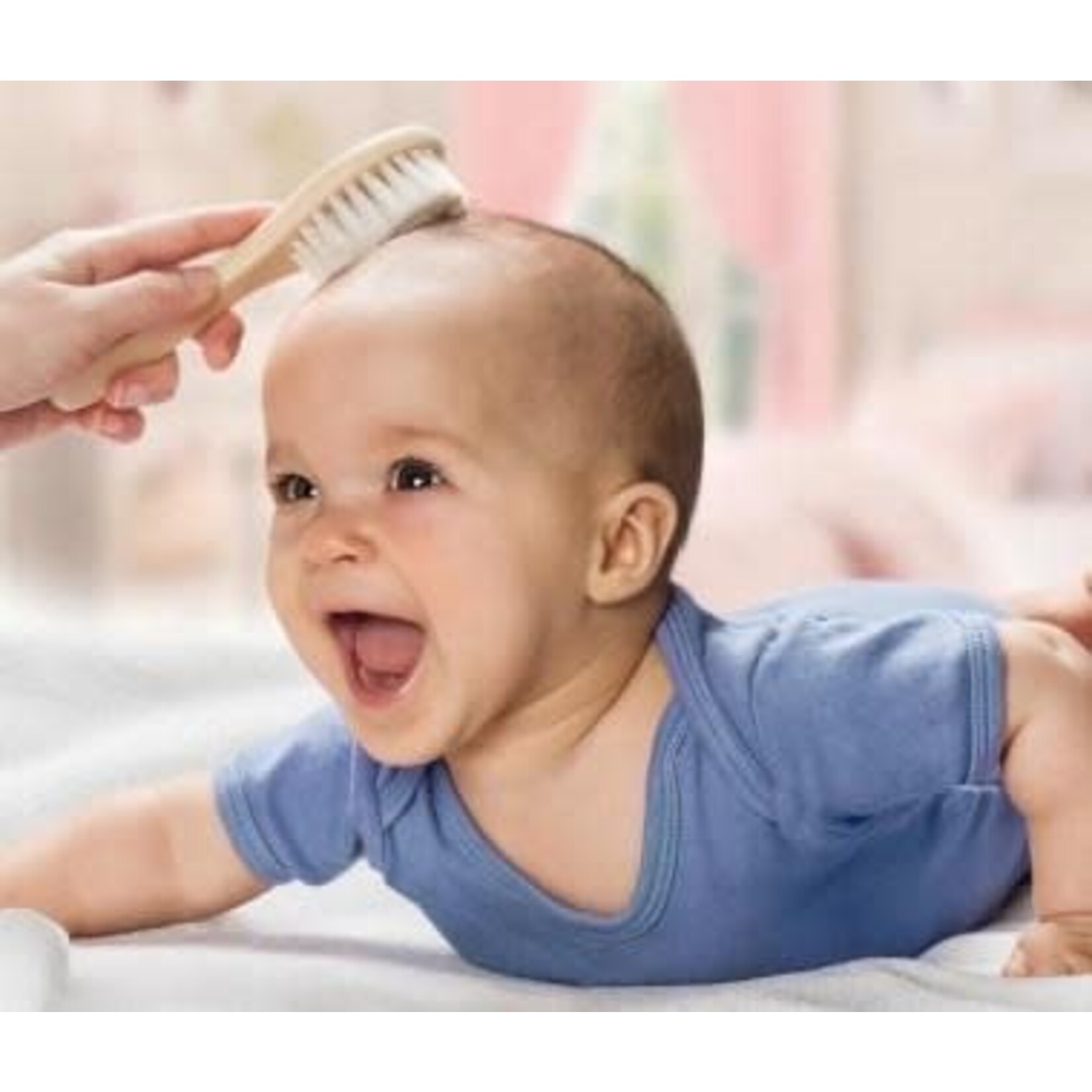 Reer Brosse A Cheveux Bébé Bois & Poils Naturels