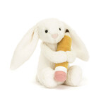 JellyCat Peluche Lapin avec Crayon Bashful Bunny With Pencil