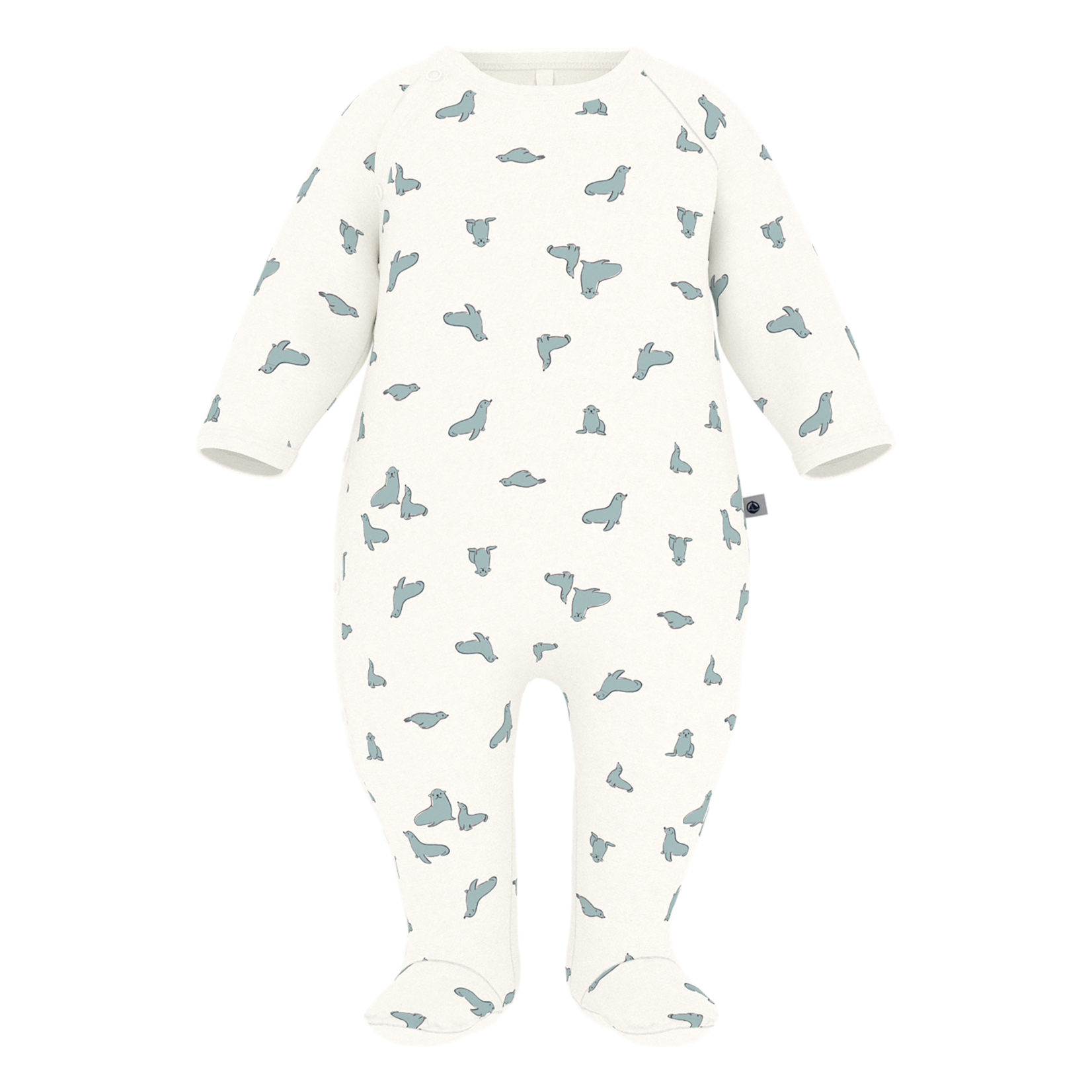 Pyjama Bébé Petit Bateau - En Coton Doux, Motif Morses, Pour Un Sommeil Confortable